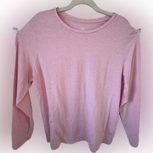 Dip Pink Long Sleeve Tee Women’s XL Lightweight Layering Basic Casual Spring